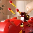 thumbnail image 2 of Dinosaur Truck Toys Fgerh46769gre (vehículo Misil Catapulta Transformador) Rojo, 2 of 9