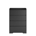 thumbnail image 6 of Hassch Dresser with 4 Storage Drawers, Modern Chest of Drawers, Clothing Storage Organizer for Closet, Bedroom, Living Room, Easy Assembly, Black, 6 of 10