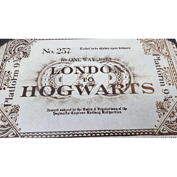 Harry Potter Hogwarts Express 13X19in Wooden Wall Sign