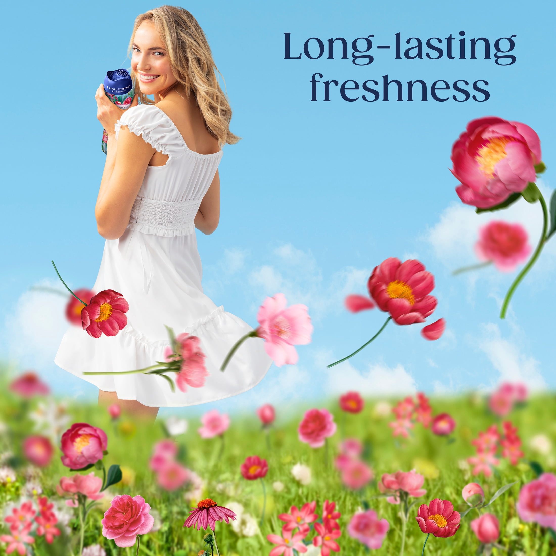Downy In-Wash Scent Booster Laundry Beads, Boutique Botanicals Peonia, 10.7 oz