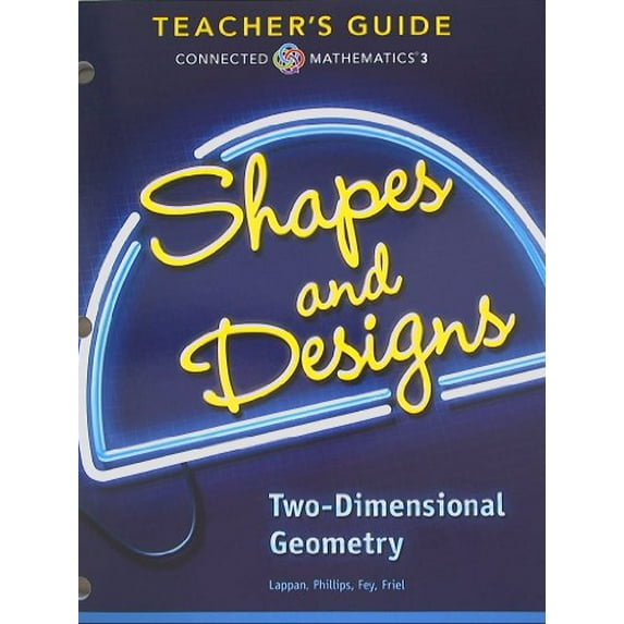 Pre-Owned Connected Mathematics 3, Teacher's Guide, Shapes and Designs, Two-Dimensional Geometry Paperback