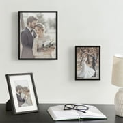 DesignOvation 8x10 Linear Black Decorative Tabletop Picture Frame