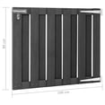 thumbnail image 4 of vidaXL Garden Gate WPC 100x80 cm Grey, 4 of 4