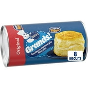 Pillsbury Grands! Southern Homestyle Biscuits, Original, 8 Count, 16.3 oz