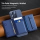 thumbnail image 4 of Cartera magnética Miracase para hombres/mujeres con soporte para iPhone, color azul, 4 of 6