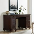 thumbnail image 2 of Crosley Palmetto Wood Computer Desk in Espresso, 2 of 9