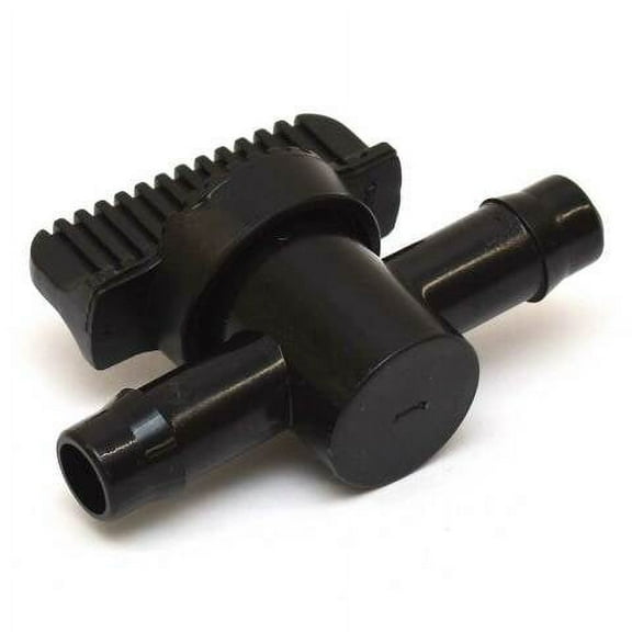 Boat Shut Off Valve QAVB600 | Black Plastic 1/2 Inch