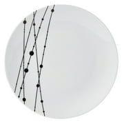 Studio Nova Linear Symphony 12 Piece Porcelain Dinnerware Set White