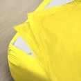 thumbnail image 2 of Sheet has Zipper Fitted Sheet, (Olympic Queen Size 66x80) 6 Inch Deep Pocket, 100% Egyptian Cotton, 800 TC, Solid Yellow Color., 2 of 9