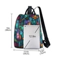 thumbnail image 3 of FORMRS Women's Travel Backpack Purse Anti-Theft Hidden Pockets Casual Shoulder Bag, Stained Glass Pattern, 3 of 7