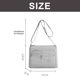 thumbnail image 2 of Bolso bandolera con múltiples bolsillos para mujer, bolso de viaje, bolso de trabajo con correa ajustable, 24*13*11cm, 2 of 6
