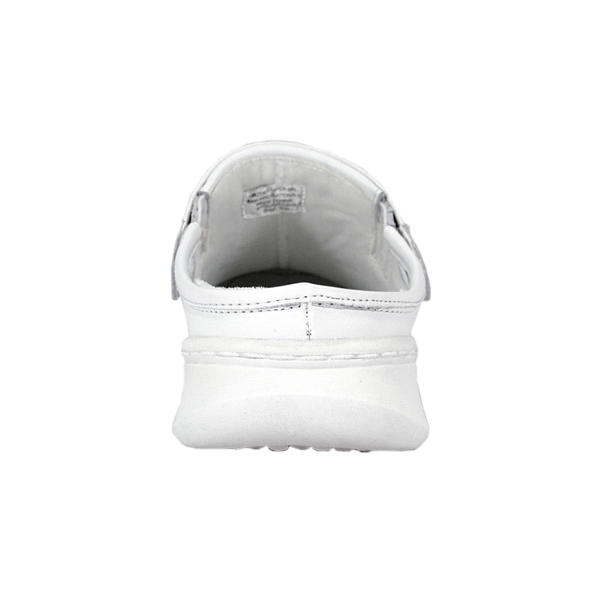 24 HOUR COMFORT Marcy Wide Width Comfort Clog For Work and Casual Attire WHITE 6