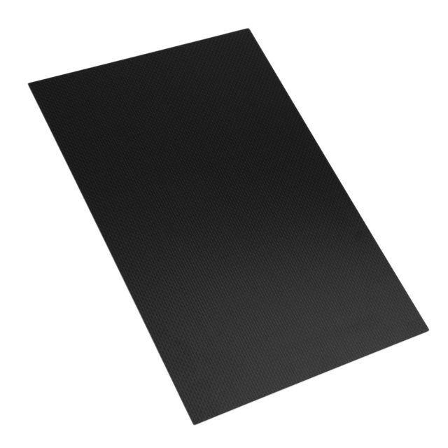 Hoja de placa de fibra de carbono completa 3K Material de tablero de avión modelo resistent Abanopi Placa de fibra