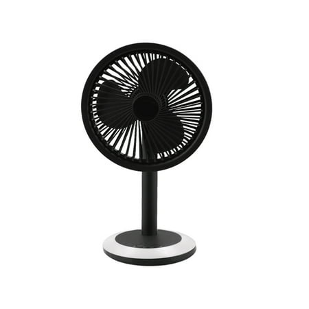 

Decor Store Portable Mute Desktop USB Charging LED Rainbow Light Mini Cooling Fan for Office