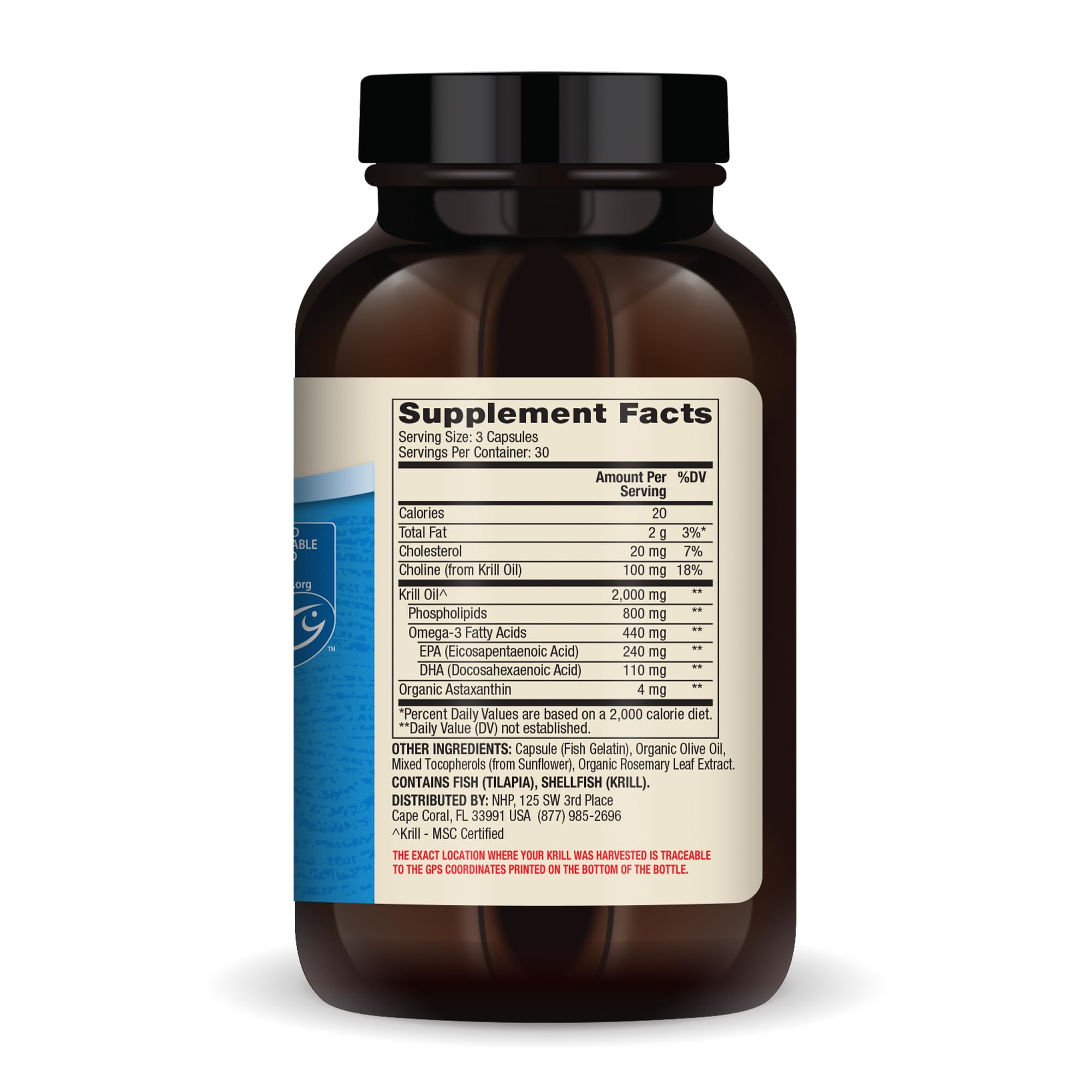 Dr. Mercola Antarctic Krill Oil Double Strength - 2,000 mg - Omega-3 Supplement with EPA & DHA - Supports Brain, Heart, Joint & Immune Health - GMO-Free & Gluten-Free - 90 Capsules (30 Servings)