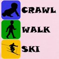 thumbnail image 2 of CafePress - Crawl Walk Ski Body Suit - Long Sleeve Cotton Baby Bodysuit, 2 of 4