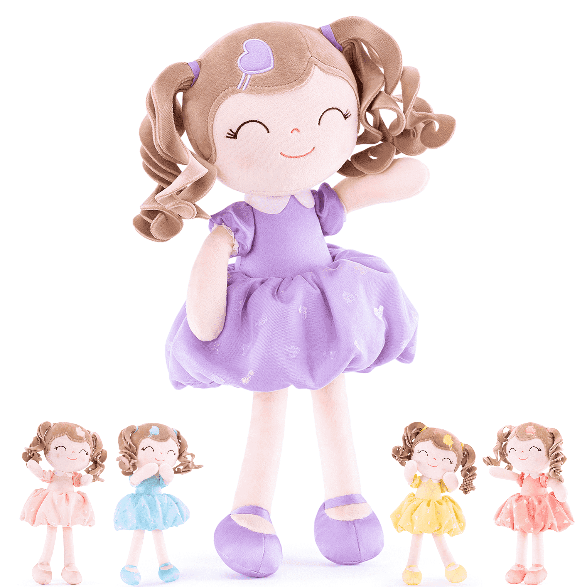 Gloveleya Poseable 0 - 36 Months Dolls, Multicolor, 16" x 7" x 3"