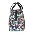 thumbnail image 2 of Lsque Panda And Glasses Pattern Lunch Bag Women/Men Insulated Lunch Box,Small Leakproof Cooler Food Lunch Containers Reusable High Capacity Lunch Tote Bags, 2 of 6