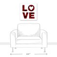 thumbnail image 3 of Creative Products Plaid Love 20x20 Canvas Wall Art, 3 of 5