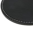 thumbnail image 4 of Mantel Individual De Posavasos Circular De 6 Piezas Cola Negro Cuero Sintético Posavasos Redondo, 4 of 8