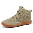 thumbnail image 2 of NOKIO Men'S High-Top Thermal Snow Boots Couple Snow Boots Men'S High Top Snow Boots Fashion Casual Trainers Breathable Flat Casual Shoes Winter Padded Warm Women'S Boots Men'S Snow Trekking Shoes, 2 of 5