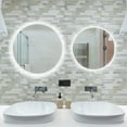 thumbnail image 5 of 10Pcs Peel and Stick Backsplash Thicker Design,12''x12'' Self-Adhesive Wall Tiles for Kitchen,Bathroom in Beige/White, 5 of 8