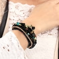 thumbnail image 3 of SIfdSeng Bracelets Empilables Perles Dames Hommes Bracelet Extensible Multicouche Ensemble Bijoux Multicolores Bracelets Sœur pour Femmes Bracelets Assortis Mignons pour Adolescentes Perles Noires pour Bracelets, 3 of 8