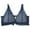 Blue, variant on Darzheoy Bras for Women No Underwire Women's French Cup Bra Women's Thin Sexy Lace Beautiful Back Front Button Small Bra Gathering No Steel Ring Bra Daily Bra 40/90C