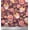 Wine, variant on Soimoi Cotton Duck Fabric Skull & Begonia Floral Fabric Prints by Yard 42 Inch Wide