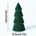 thumbnail image 3 of Luoshdecor Christmas Tabletop Decorations,10 in Resin Christmas Trees Green Modern Cone Tabletop Trees for Xmas Winter Home Centerpiece Decor, 3 of 5