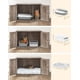 thumbnail image 5 of Feandrea Arenero para Gatos, Caja de Arena Oculta, con Separador Extraíble, 80 x 53 x 50 cm, Greige, 5 of 6