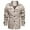 Beige, variant on IROINNID Men's Long Sleeve Jacket Turndown Lapel Mid-Length Jacket Solid Color Leisure Autumn And Winter Tooling Wind Jacket Coat