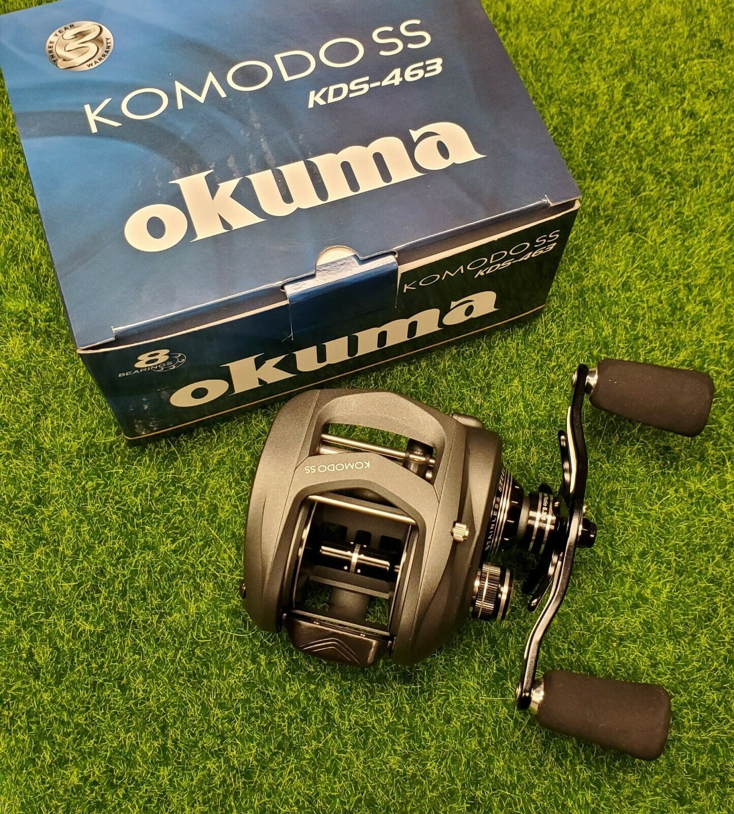 Okuma Citrix 350 6.4:1 Low-Profile Baitcast Fishing Reel, Right ...