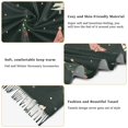 thumbnail image 5 of FORMRS Womens Scarf Winter Soft Long Big Warm Shawls Wrap Tassel Scarves, Green Christmas Trees, 5 of 9