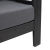 thumbnail image 6 of Noble House Acacia Wood 4-Pieces Outdoor Chat Set with Cushions, Dark Gray/Gray, 6 of 13