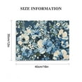 thumbnail image 2 of Fenyluxe Flowers Blue and White Wall Art Canvas Print Ready To Hang - Home Room Decorations 16x12in, 2 of 6