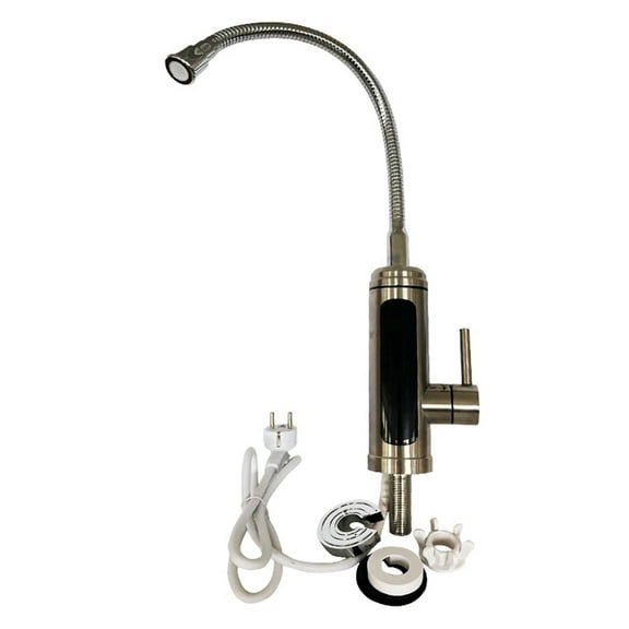 Instant Water Heater Faucet Tankless Heaters Kitchen Hot Water Tap Bathroom Heating Electric Stainless Steel Shell ,Easy Installation