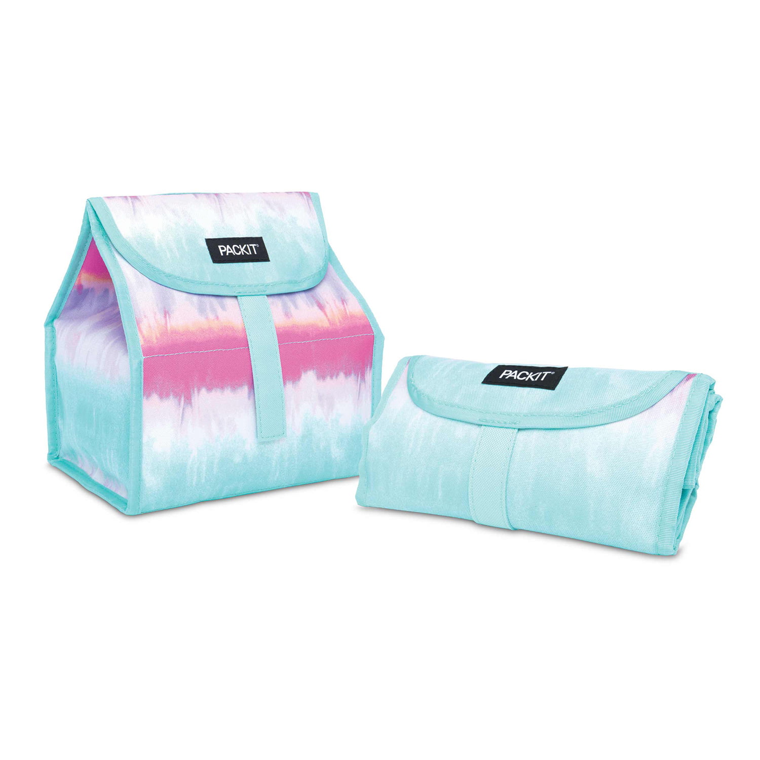 Packit Freezable Lunch Bag - Aqua Tie-Dye