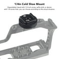thumbnail image 4 of Cold Shoe Mount Adapter, 1/4in Cold Shoe Mount Adapter Durable Double Sided Switch 1/4 in Screw Hole  for Camera Cage, 4 of 8