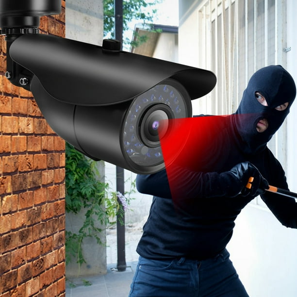 Cámaras De Seguridad, Cámara De Vigilancia Tipo Bala Instalación Sencilla Para Seguridad Del Hogar Para Uso En Interiores Y Exteriores
