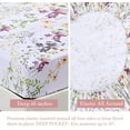 thumbnail image 6 of Pink Floral Sheet Set King Size 4-Pieces 100% Cotton Percale Sheets for King Bed Shabby Vintage Flowers Bed Sheets King Soft Crisp Luxury Bedding Set, Deep Pocket Sheets, 6 of 8