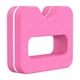 thumbnail image 2 of Almohada para el pecho, almohada de soporte para el pecho, cojín para dormir boca abajo para la sala de estar. Rojo rosa, 2 of 9