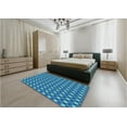thumbnail image 4 of Ahgly Company Indoor Rectangle Patterned Blue Eyes Blue Area Rugs, 5' x 7', 4 of 6