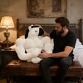 thumbnail image 3 of ICQOVD Coussin Interactif Cheval Musclé en Peluche Oreiller Animal Drôle, 3 of 8