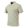 thumbnail image 1 of pstuiky Camisas de manga corta para hombre, Camisa de manga corta con solapa, ligera, transpirable y de color liso para hombre camisas casuales para hombre xxxxxxxl, 1 of 3