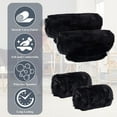thumbnail image 4 of AMQTSLM 4Pcs Fluffy Crutches Padding, Universal Crutch Pads for Armpits and Hand Grips, Machine Washable Crutch Cushions, Comfort Fit for Adults, Black, 4 of 7