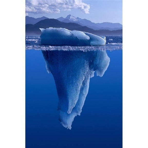 Tip of The Iceberg Digital Composite Poster Print - 22 x 34 - Large