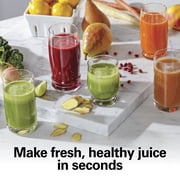 Hamilton Beach Big Mouth Pro Juicer Machine for Fruits and Vegetables with Extra Large Chute, Extractor de Jugos, Gray