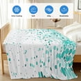 thumbnail image 4 of Turquoise Polka Dot Cooling Blanket,Lightweight Breathable Summer Throw Blanket with Double Sided Cold Effect,Abstract Modern Art Dots Watercolor Picnic Blankets Bed Sheet for Hot Sleepers 30"x40", 4 of 8
