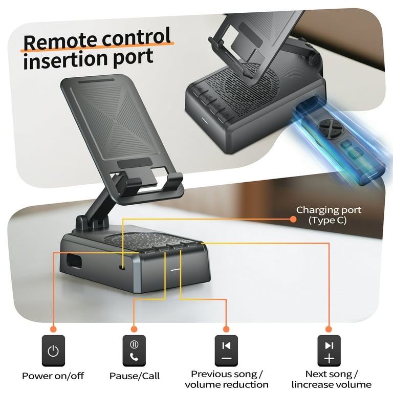 WeurGhy Bluetooth Speaker Phone Stand With Remote Control photo 5